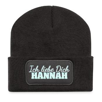 Dear Han - Recycled Patch Beanie - dark grey - Front