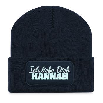 Dear Han - Recycled Patch Beanie - french navy - Front