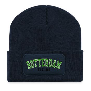 Rotterdam gegründet 1966 - Recycelte Patch Beanie - French Navy - Vorne