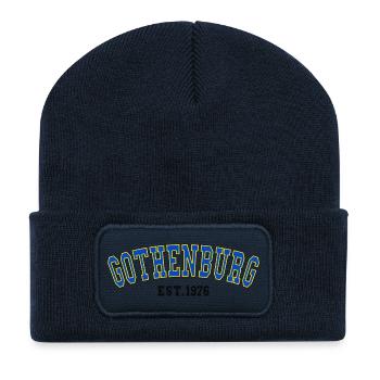 Göteborg gegründet 1976 - Recycelte Patch Beanie - French Navy - Vorne