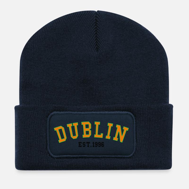 Dublin Est. 1996 - Recycled Patch Beanie - french navy