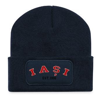 Iași Est. 1996 - Recycled Patch Beanie - french navy - Front