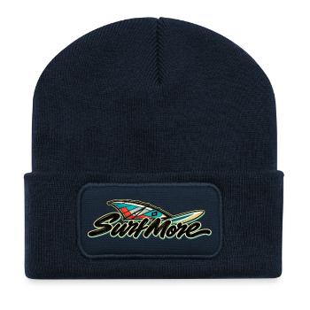 Surf More – Wind Classic - Recycelte Patch Beanie - French Navy - Vorne