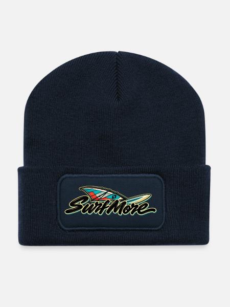 Surf More – Wind Classic - Recycelte Patch Beanie - French Navy