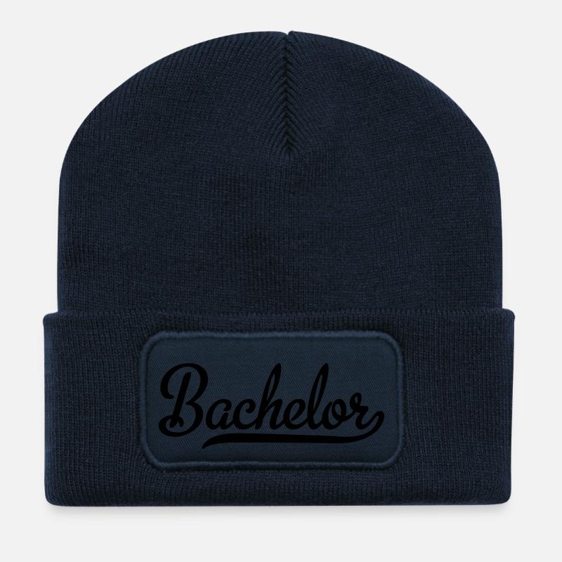 Bachelor - Recycelte Patch Beanie - French Navy