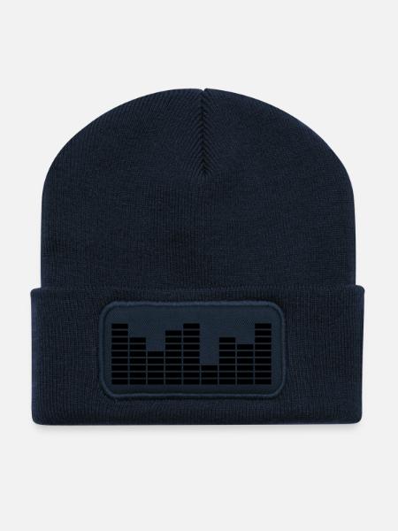 equalizer - Recycelte Patch Beanie - French Navy