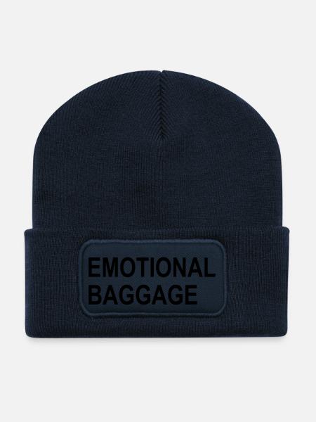 emotional baggage - Recycled Patch Beanie - french navy