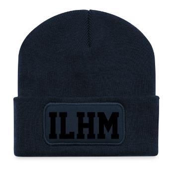 ILHM - I LOVE HOUSE MUSIC - Recycelte Patch Beanie - French Navy - Vorne