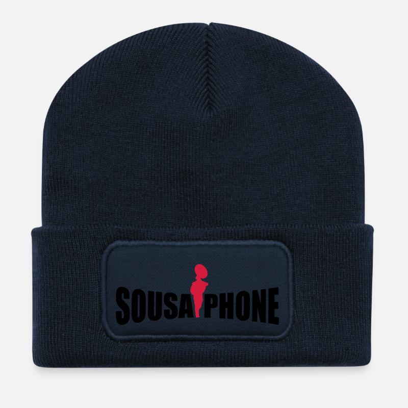 sousaphone - Recycled Patch Beanie - french navy