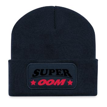 Super oom - Recycelte Patch Beanie - French Navy - Vorne