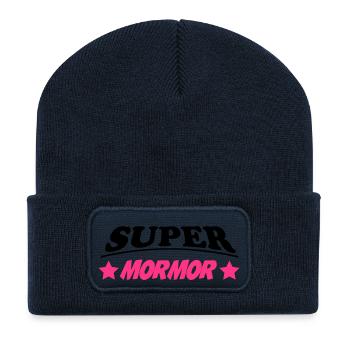 Super mormor - Recycelte Patch Beanie - French Navy - Vorne