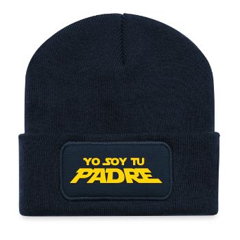 I am your father - Recycled Patch Beanie - french navy - Front