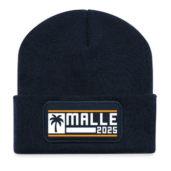 Malle 2025 Palme - Recycelte Patch Beanie - French Navy - Vorne