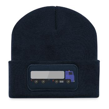 Tanklaster - Recycelte Patch Beanie - French Navy - Vorne