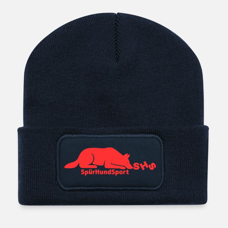 SHS logo red - Recycled Patch Beanie - french navy