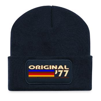 1977 - Recycled Patch Beanie - french navy - Front
