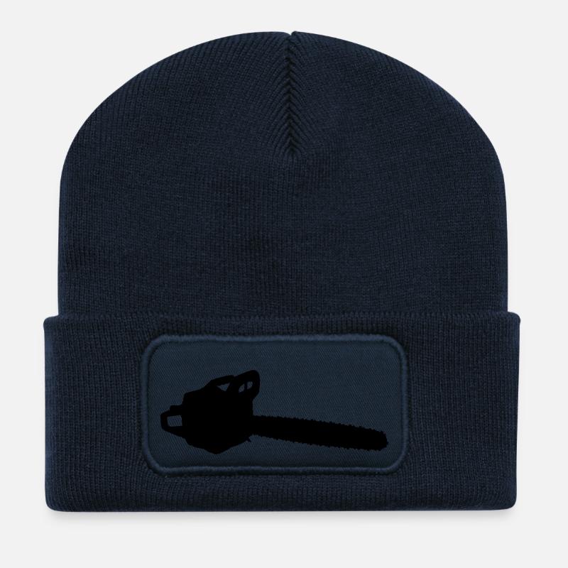 Kettensäge - Recycelte Patch Beanie - French Navy