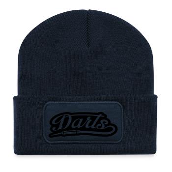 darts_1_f1 - Recycelte Patch Beanie - French Navy - Vorne