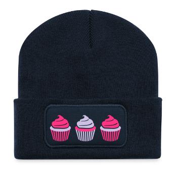 Cupcake - Recycelte Patch Beanie - French Navy - Vorne