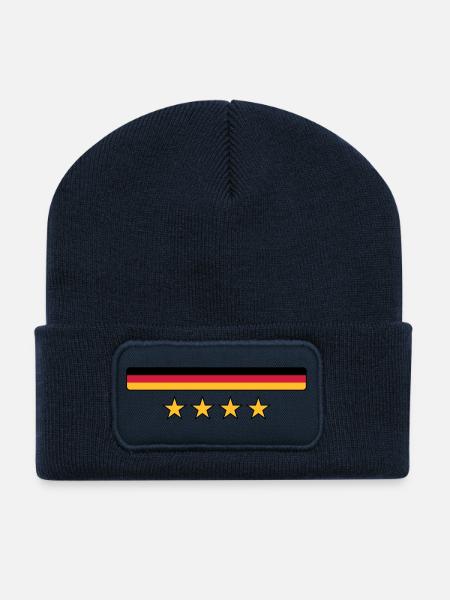 Deutschland - Recycled Patch Beanie - french navy