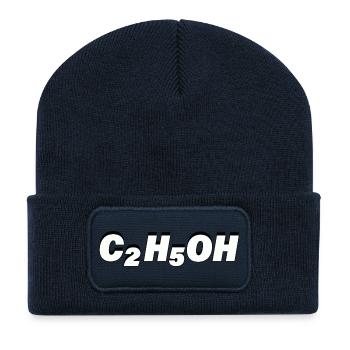 C2H5OH - Recycled Patch Beanie - french navy - Front