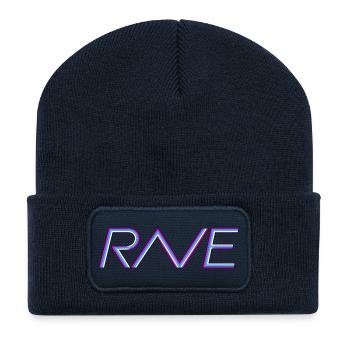 Rave-Ligatur - Recycelte Patch Beanie - French Navy - Vorne