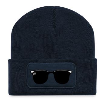 sunglasses featured 1305 w - Recycled Patch Beanie - french navy - Front