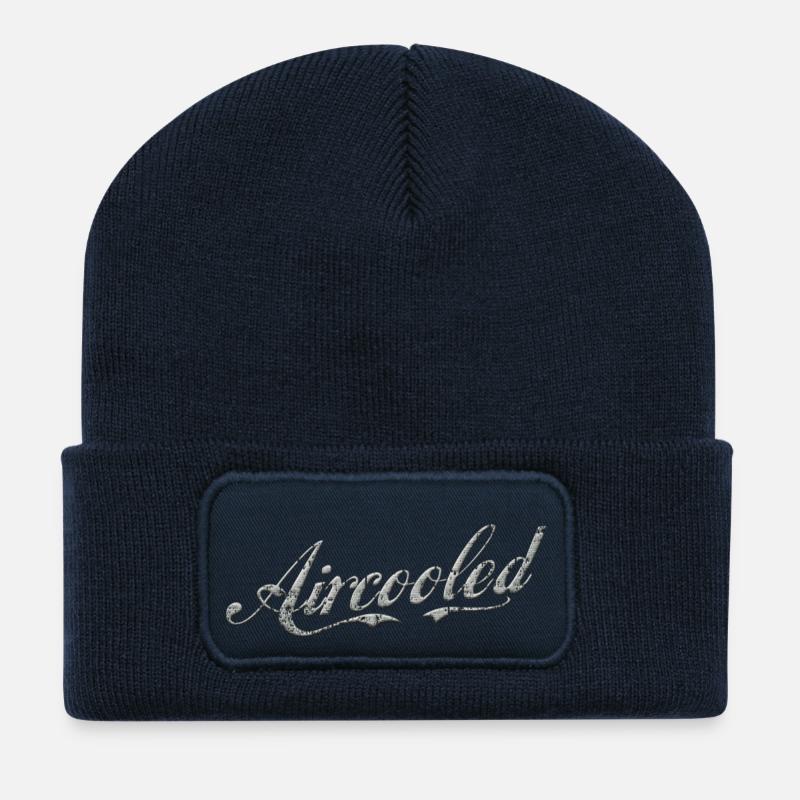 aircooled - Beanie recyclé à patch - bleu marine