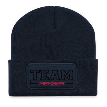 team member - Recycled Patch Beanie - french navy - Front