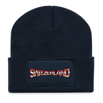 SWITZERLAND CLAIM - Recycled Patch Beanie - french navy - Front