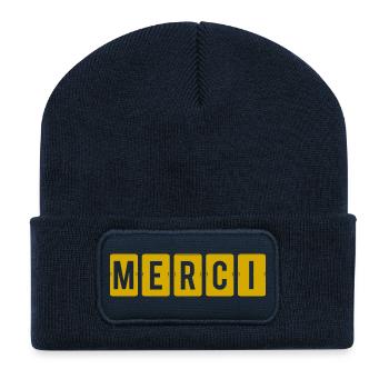MISTRESS. MASTER. THANK YOU. THANK YOU MISTRESS - Recycled Patch Beanie - french navy - Front