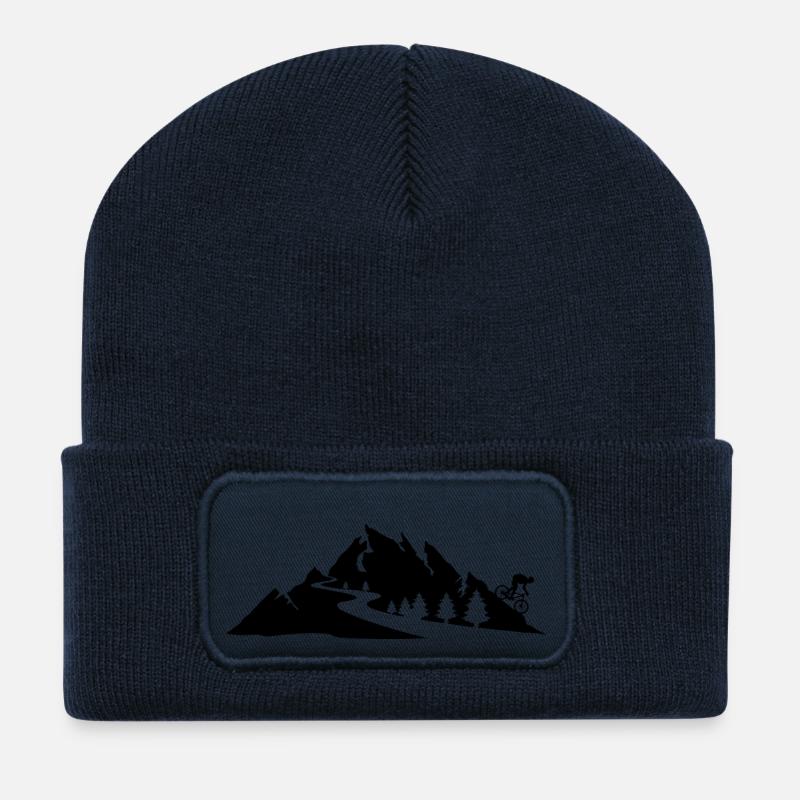Downhill biker - Recycled Patch Beanie - french navy