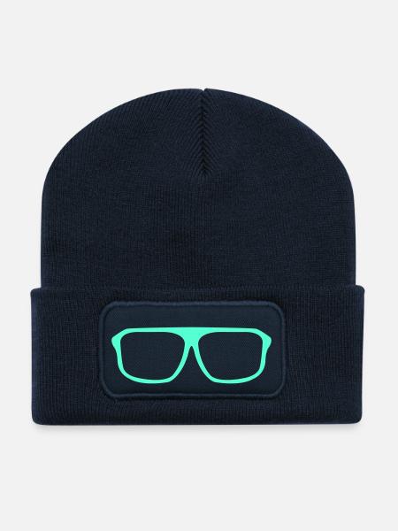 Brille - Recycelte Patch Beanie - French Navy
