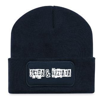 Acidic & Stale - Recycled Patch Beanie - french navy - Front