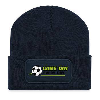 Football_Game day every day - Recycled Patch Beanie - french navy - Front