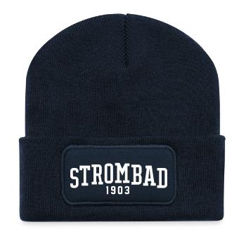 lido di Krido Strombad College - Recycelte Patch Beanie - French Navy - Vorne