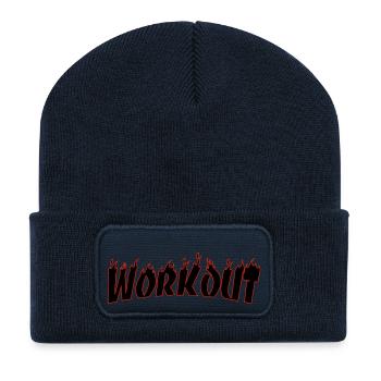 Workout Motivation - Recycled Patch Beanie - french navy - Front