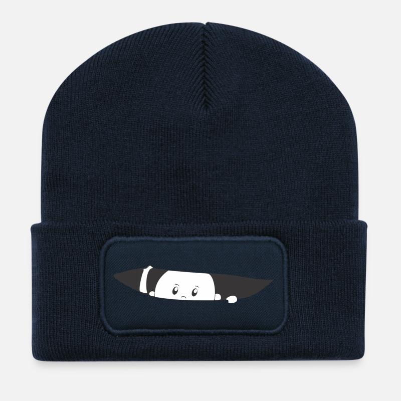 Winkendes Baby - Recycelte Patch Beanie - French Navy