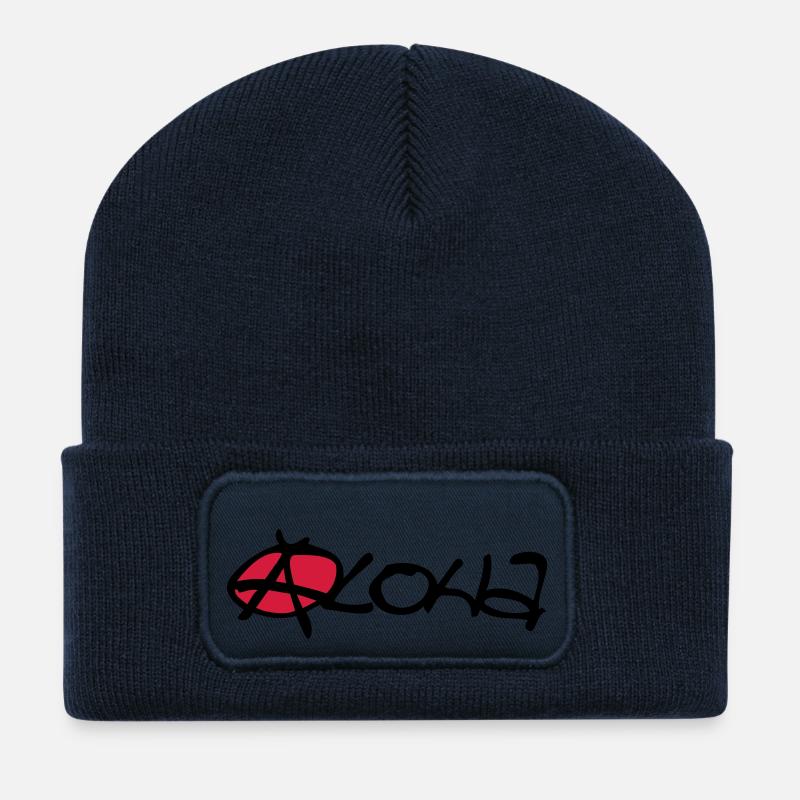 aloha - Recycelte Patch Beanie - French Navy