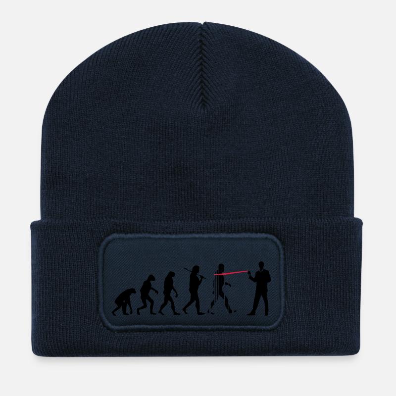 evolution nsa - Recycled Patch Beanie - french navy