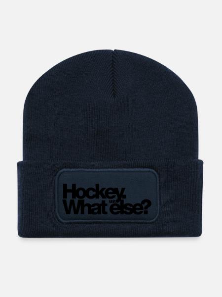Hockey what else T-Shirt - Recycelte Patch Beanie - French Navy