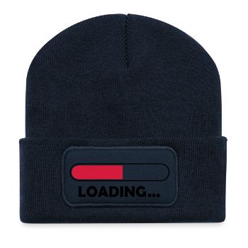 loading_002 - Recycelte Patch Beanie - French Navy - Vorne