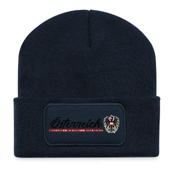 Österreich mein Land mein Stolz meine Heimat - Recycelte Patch Beanie - French Navy - Vorne