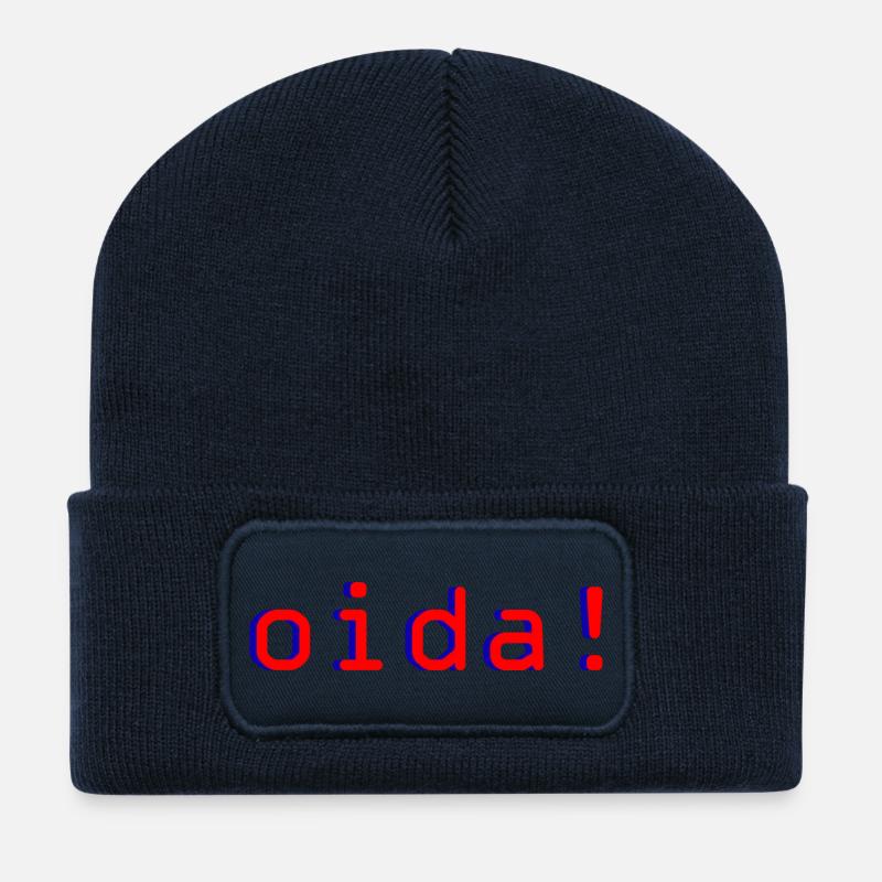 oida! - Recycelte Patch Beanie - French Navy