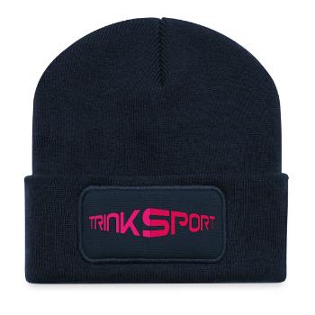 Trinksport - dein Malle Shirt - Recycelte Patch Beanie - French Navy - Vorne
