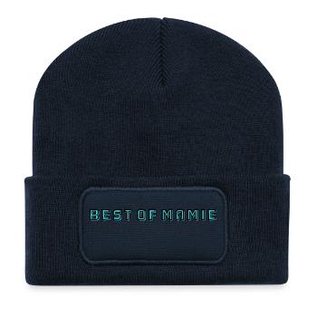 OMA. MUTTERTAG. ALLES GUTE ZUM GEBURTSTAG OMA. ICH LIEBE DICH - Recycelte Patch Beanie - French Navy - Vorne