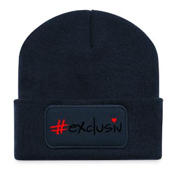exclusively - Recycled Patch Beanie - french navy - Front