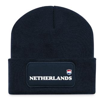 Netherlands - Recycled Patch Beanie - french navy - Front