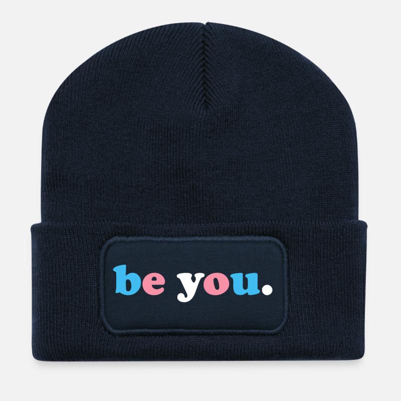 Be You Transgender - Recycled Patch Beanie - french navy