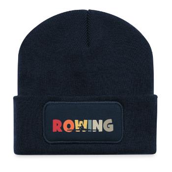 Rowing - Rowing - Rower - Rower - Aviron - Recycled Patch Beanie - french navy - Front